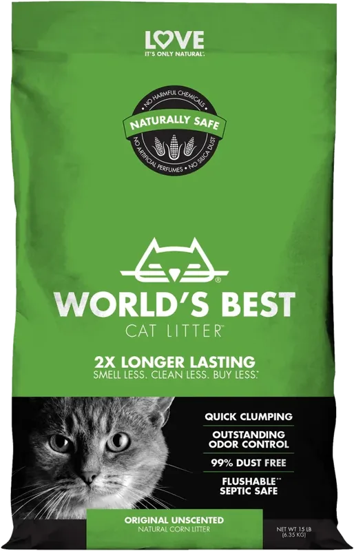 Bolsa de World's Best Cat Litter Original Unscented